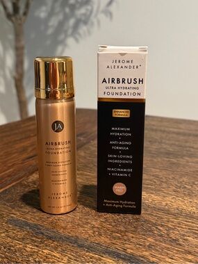 Jerome Alexander Airbrush Ultra Hydrating Spray Foundation - Warm Med